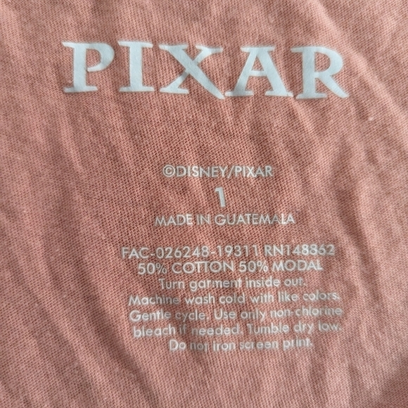 TORRID Disney Pixar Disney Up Coral Strappy Scoop Neck Tshirt Top Size 1 - Picture 3 of 14